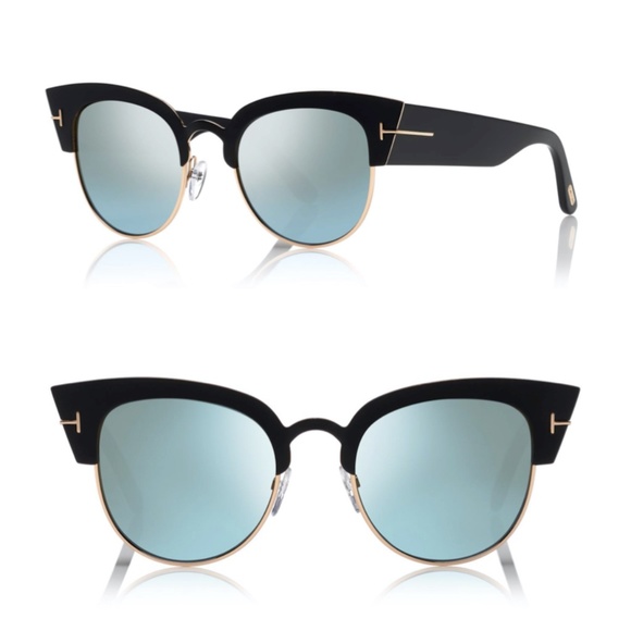Tom Ford Accessories - New TOM FORD Alexandra Black Cat Eye Sunglasses